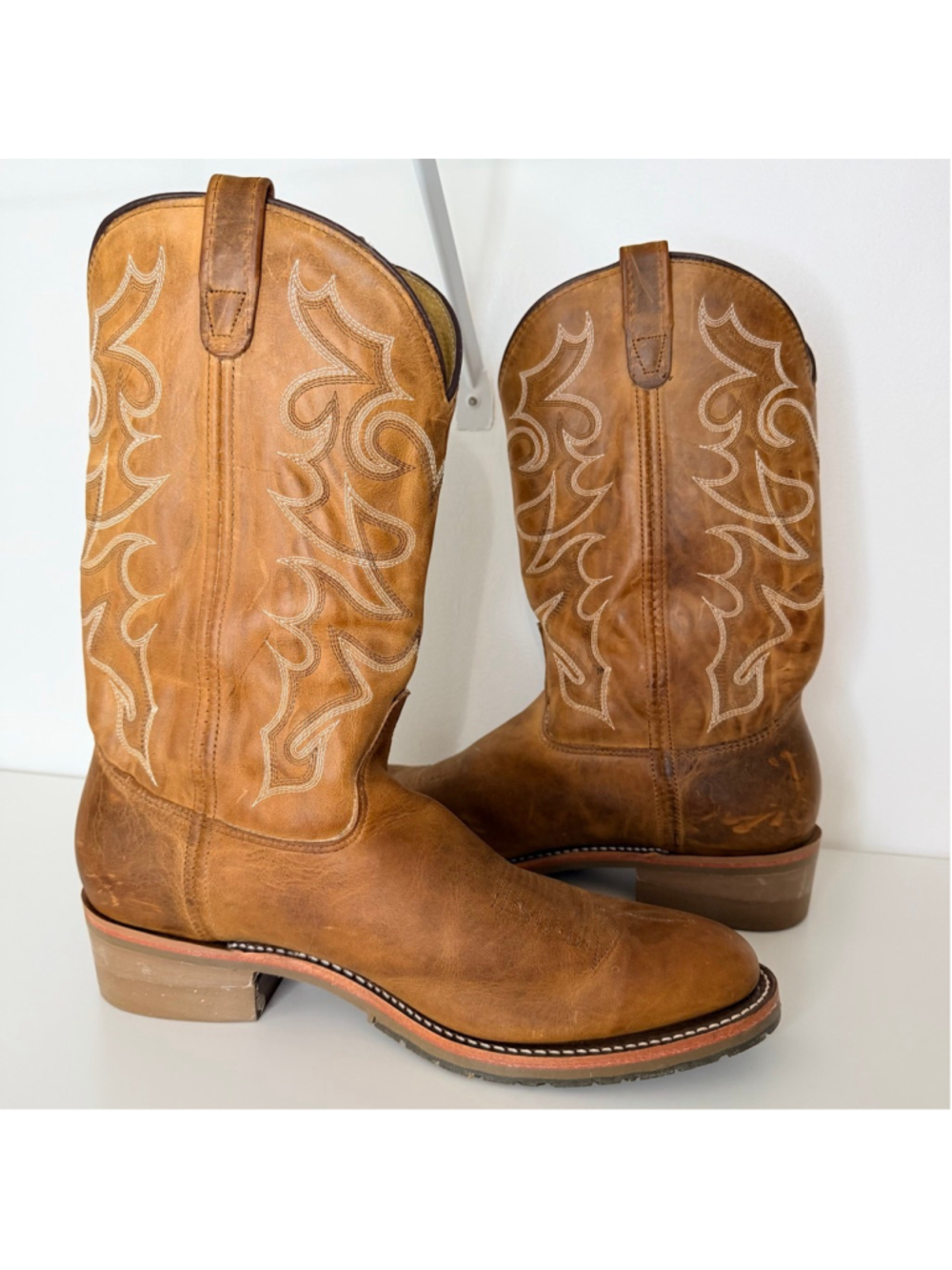 Double-H Dylan Work Boots Old Town Folklore Leather Cowboy Western Men's Size 14 - Picture 11 of 15